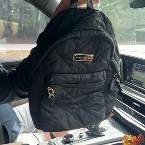 MARC JACOBS NEW YORK black quilted backpack! Fabulous condition!